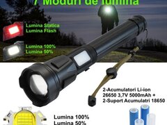 LANTERNA PROFESIONALA CU LED XHP-160 / 16CORE