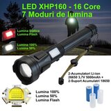 LANTERNA PROFESIONALA CU LED XHP-160 / 16CORE